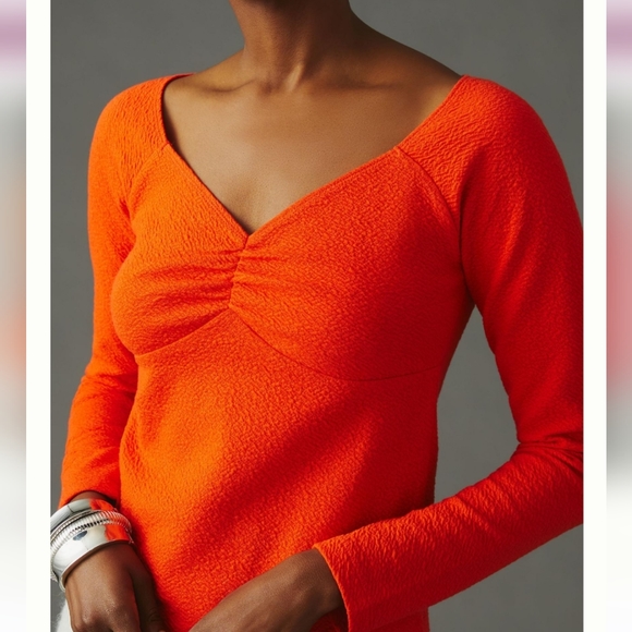 NWT ANTHRO | Maeve Sweetheart Top - Picture 4 of 4